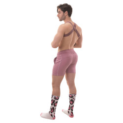 Barcode Berlin Harnais élastique Matt Pop Rose